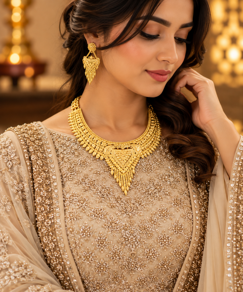 Triangular Medallion Necklace