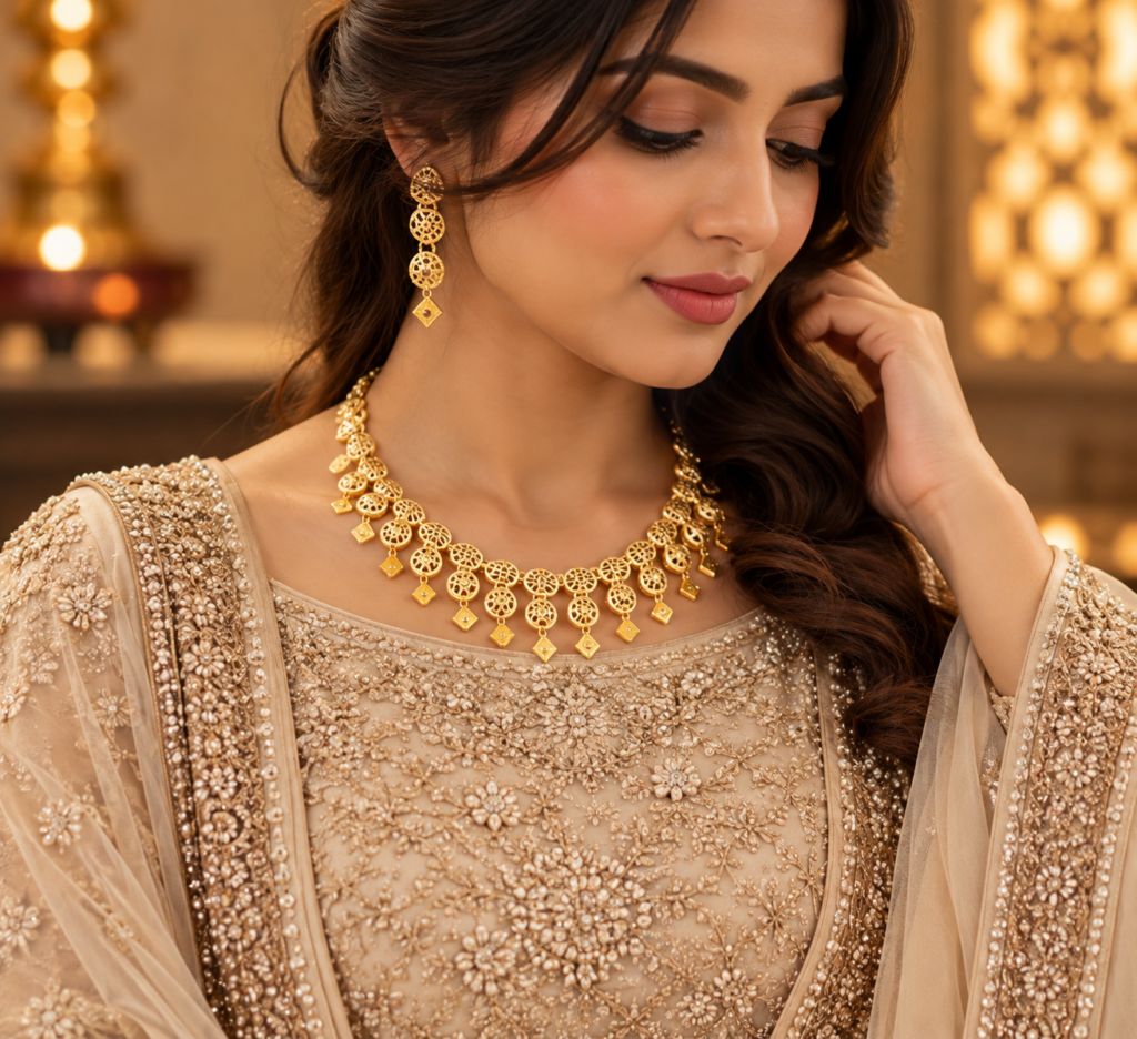 Celestial Floral Necklace