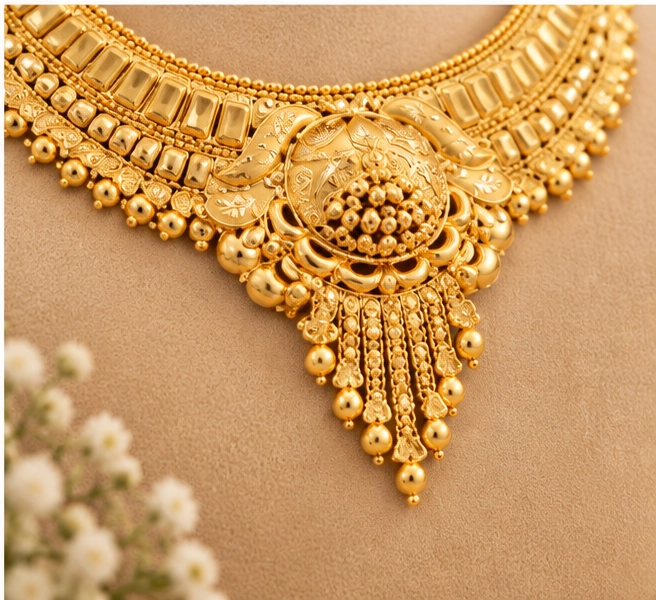 Noor Layered Collar Necklace - Image 3