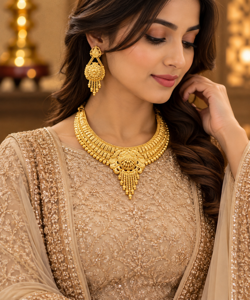 Noor Layered Collar Necklace