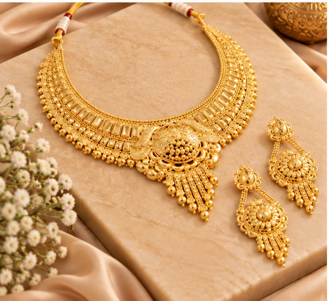 Noor Layered Collar Necklace - Image 2