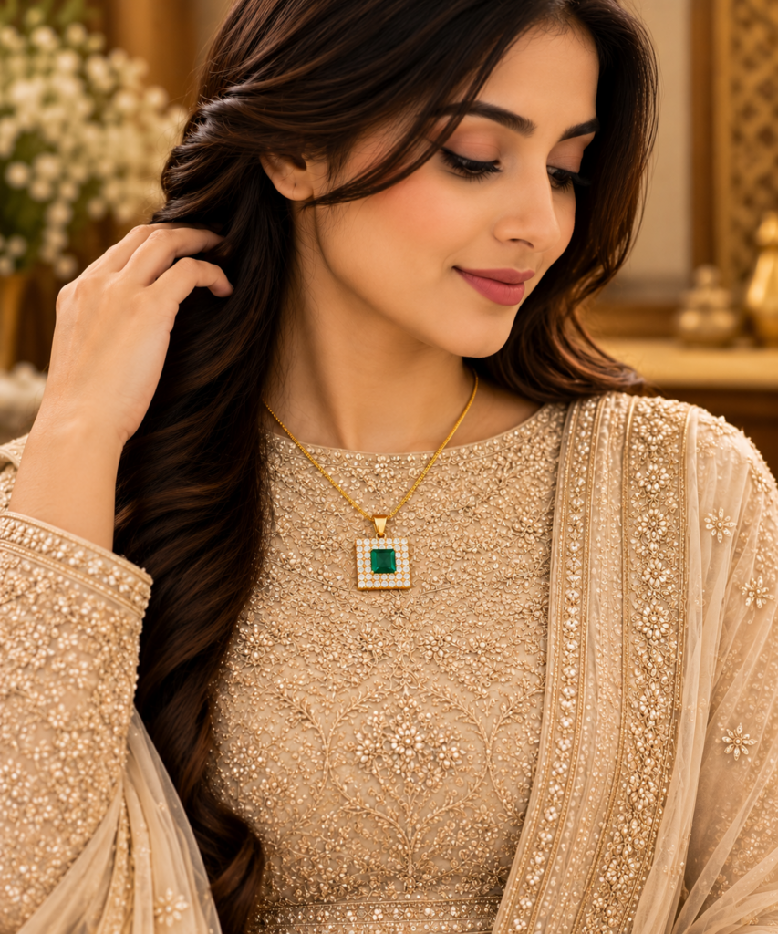 Square Motif Pendant