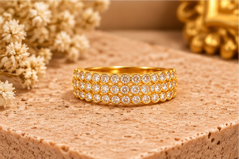 Triple Row Accent Ring - Image 2
