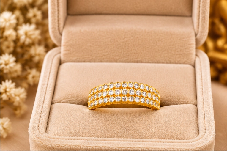 Triple Row Accent Ring - Image 4