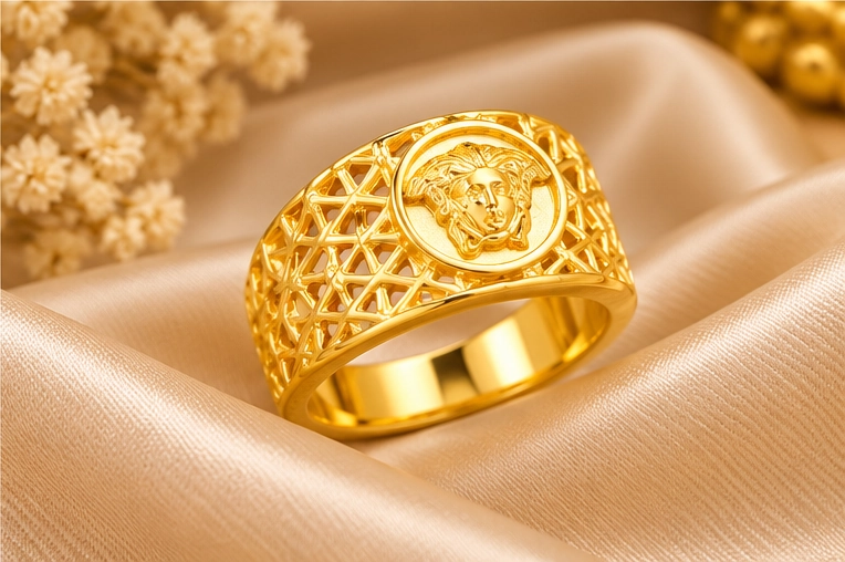 Sunburst Motif Ring - Image 3