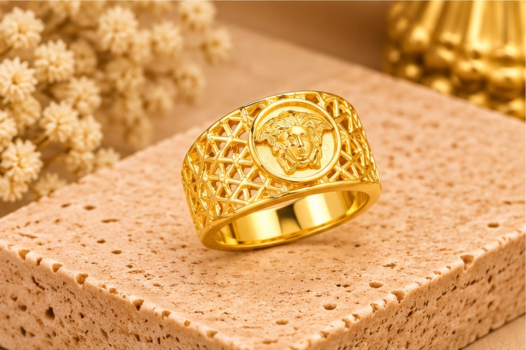 Sunburst Motif Ring - Image 2