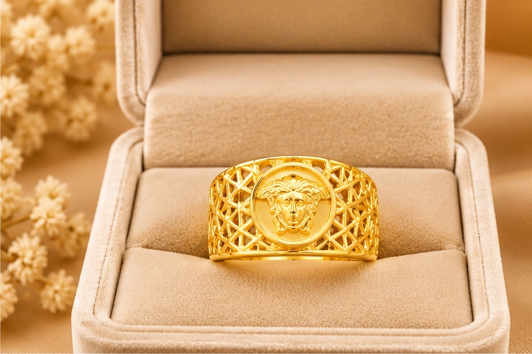 Sunburst Motif Ring - Image 4